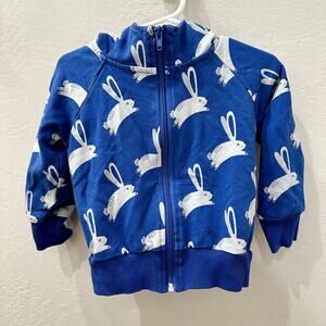 Malinami Blue Bunny Hoodie Sweatshirt